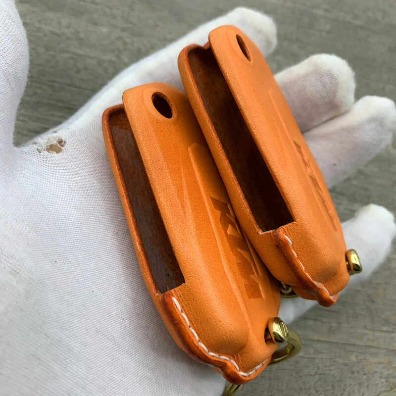 KTM 1290 Adventure Super 2021 Handmade Leather Key Case – Vegetable-Tanned Cowhide