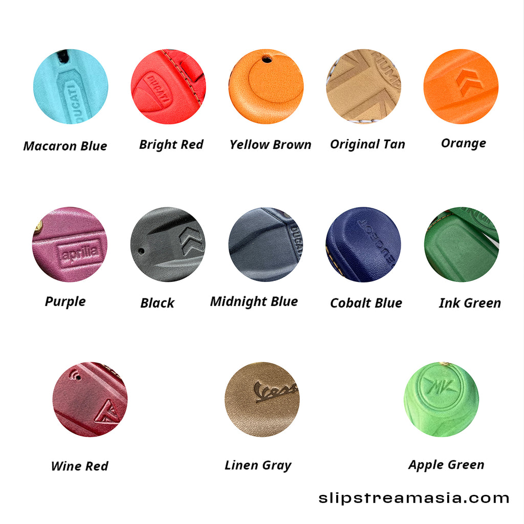 Vespa Smart Key Leather Case – Handmade Cover with Matching Lanyard, Custom Colors