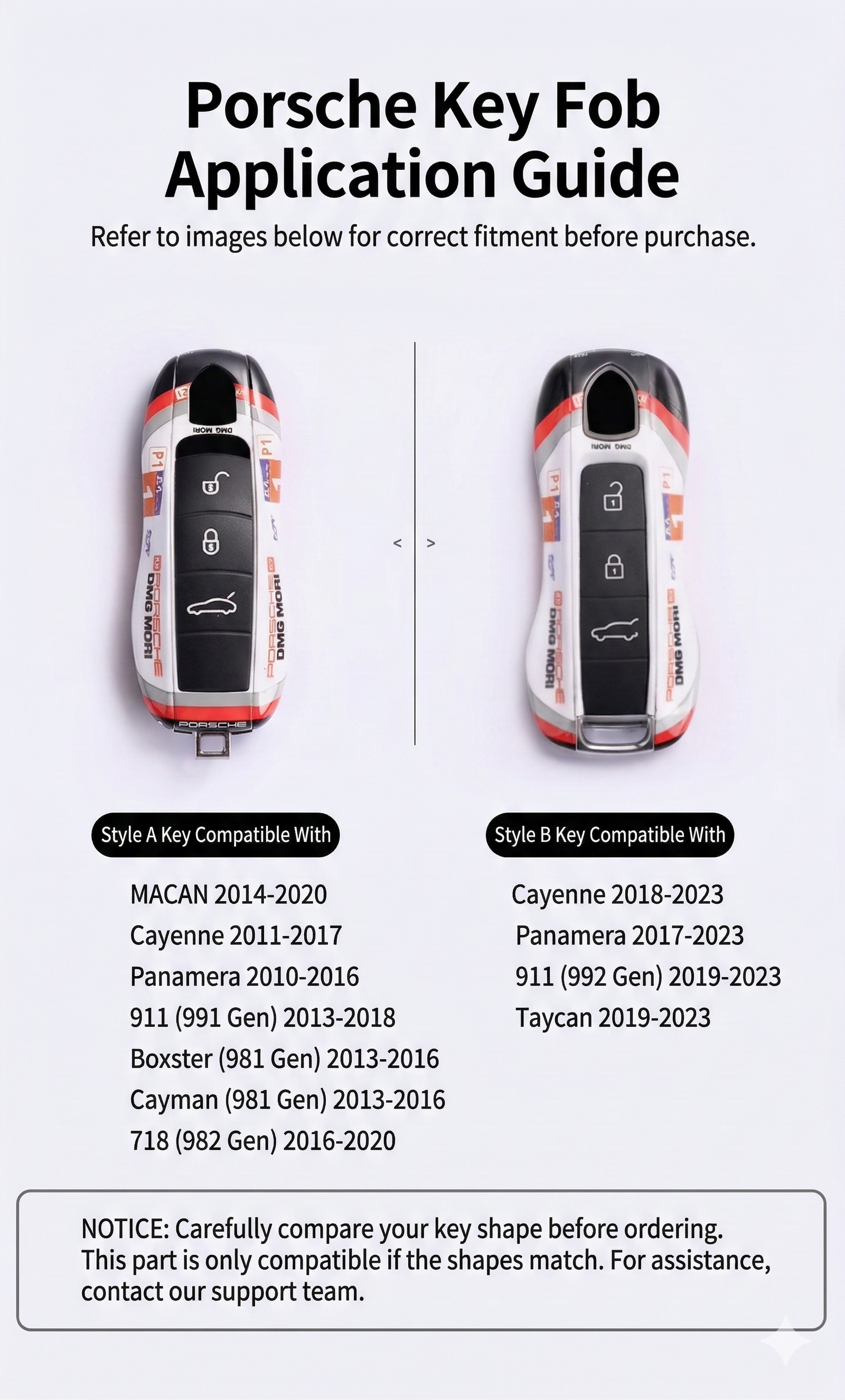 Porsche Gulf Racing Livery Key Fob Cover Le Mans 917 Heritage Edition