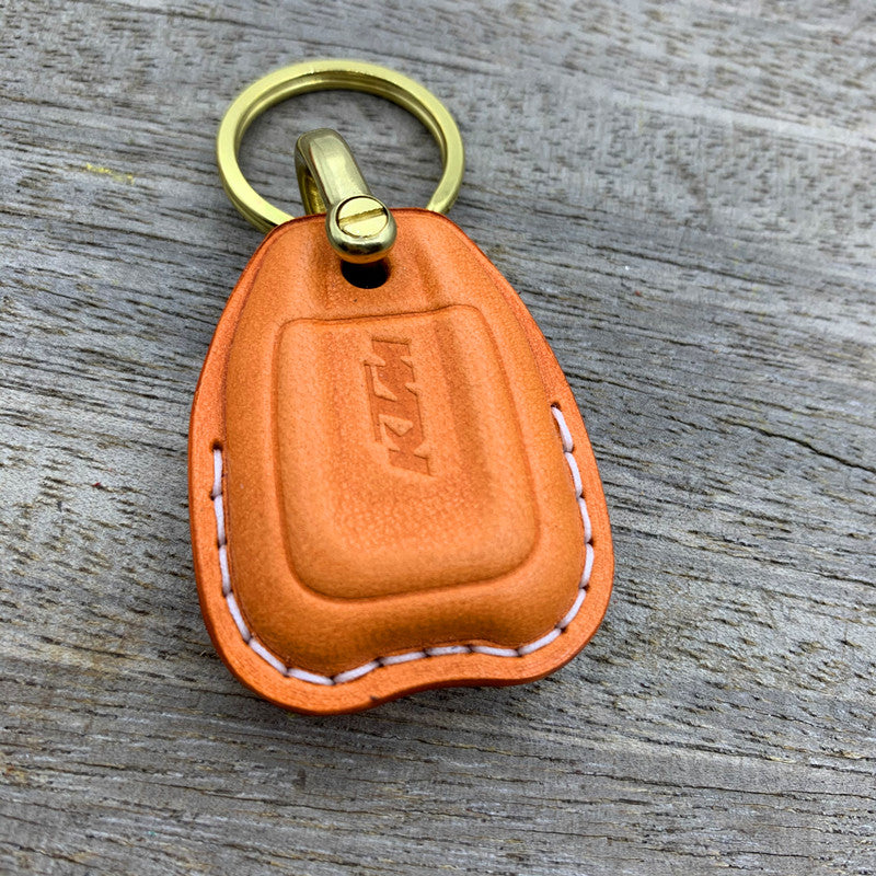 2022 KTM 1290 Super Adventure Key Case Set – Handmade Leather Covers for Main and Backup Keys