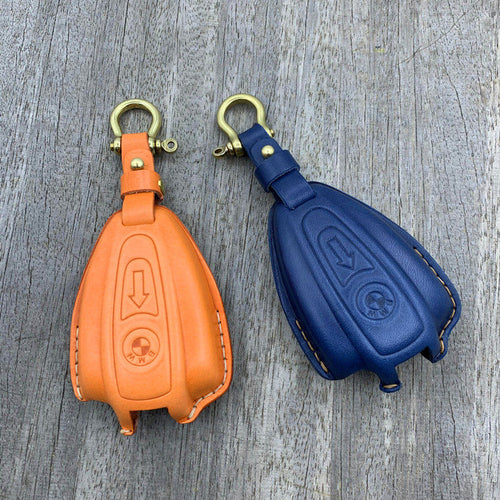 BMW R18 motorcycle handmade leather key case available in multiple colors