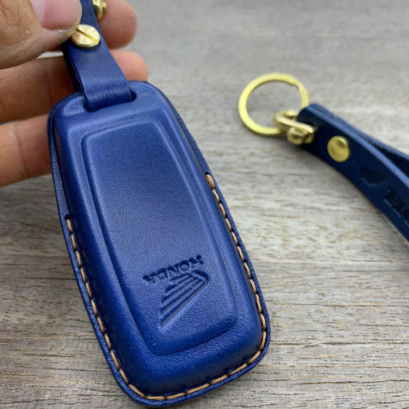 Honda ADV350 Forza350 handmade leather key cover available in multiple colors