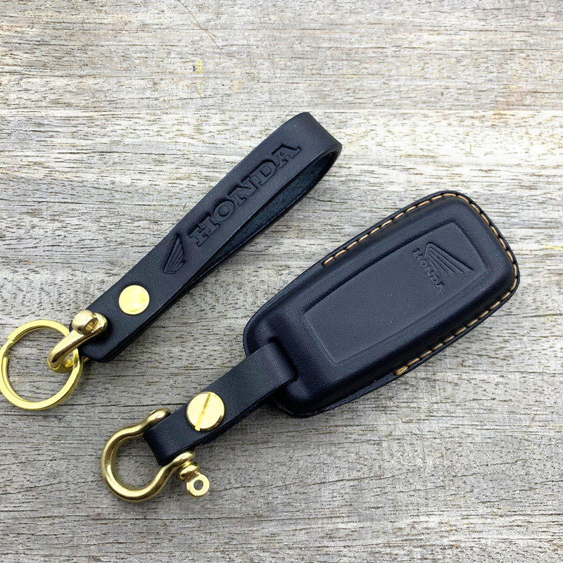 Honda PCX160 handmade leather key case available in multiple colors