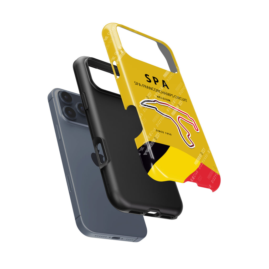 Yellow Geometric Lines Phone Case for iPhone 17 Pro