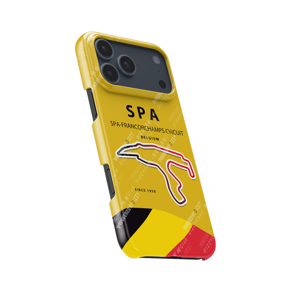 Yellow Geometric Lines Phone Case for iPhone 17 Pro