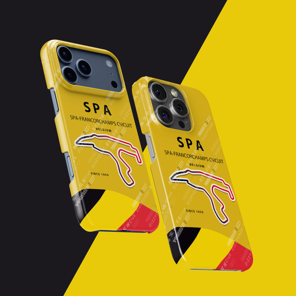 Yellow Geometric Lines Phone Case for iPhone 17 Pro