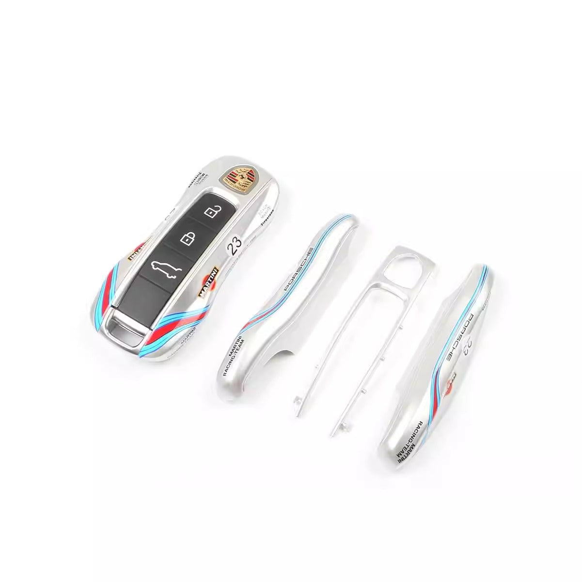 Porsche Martini Racing Livery Key Fob Cover Classic Heritage Edition