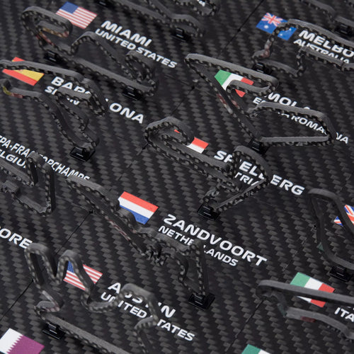 Australia Melbourne F1 2026 Circuit Track Ornament - Carbon Fiber Desk Decor