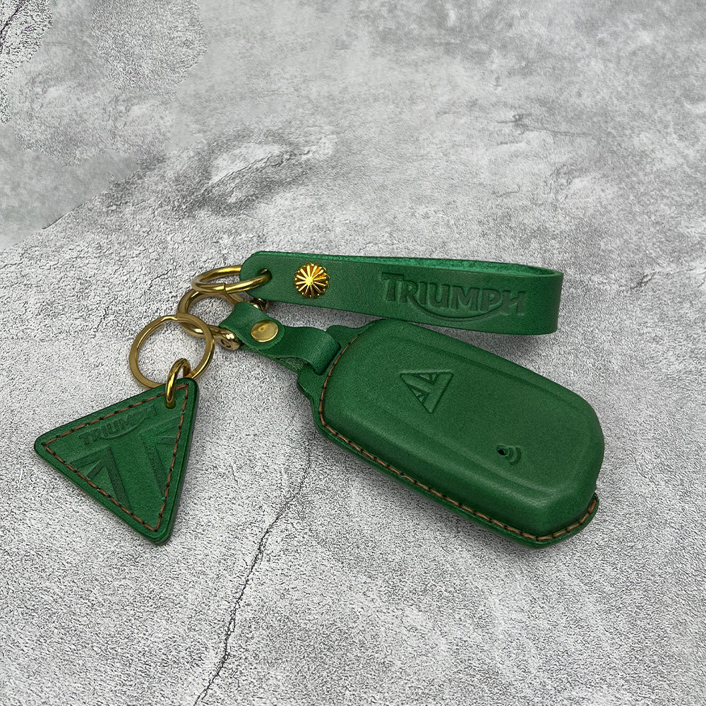 Triumph Scrambler 1200 XC/XE Leather Key Case – Semi & Full Cover Options