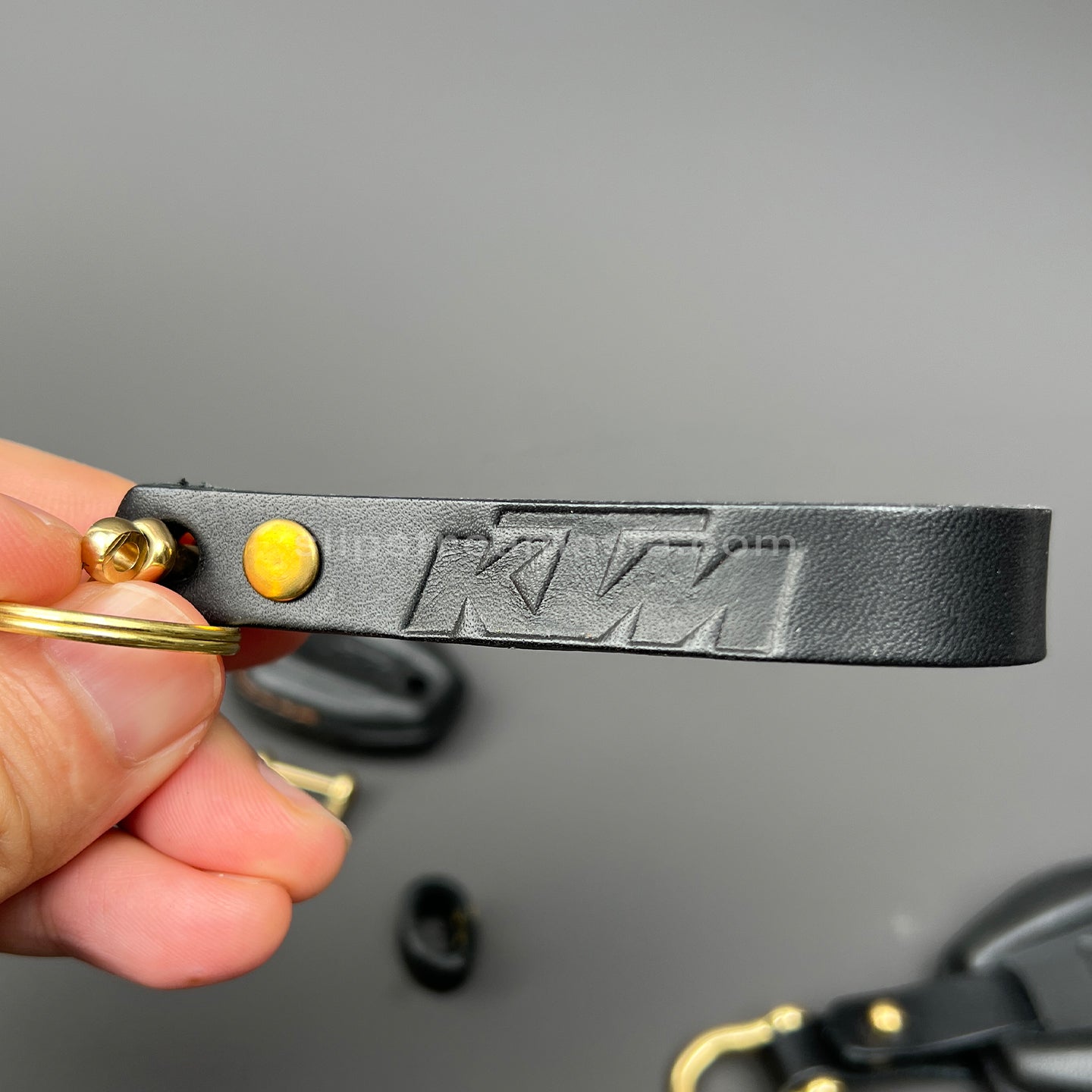 2022 KTM 1290 Super Adventure Key Case Set – Handmade Leather Covers for Main and Backup Keys