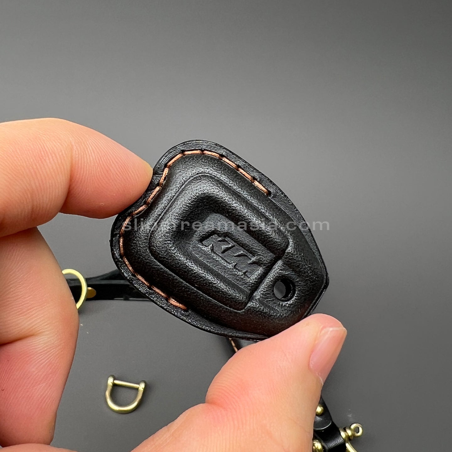 2022 KTM 1290 Super Adventure Key Case Set – Handmade Leather Covers for Main and Backup Keys