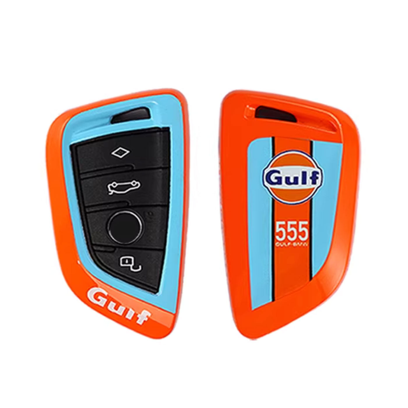 Gulf Racing Edition Key Shell for BMW 3 / 5 / X Series | Iconic Livery Blade Key Cover