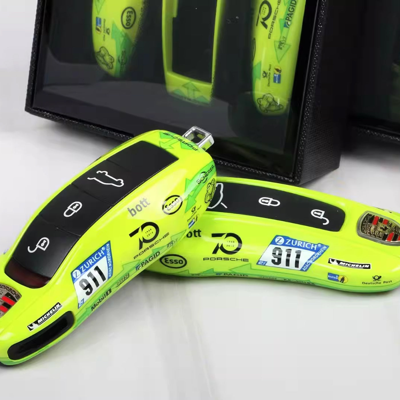 Porsche Manthey Racing Grello Edition Key Fob Cover Nurburgring 24h Legacy