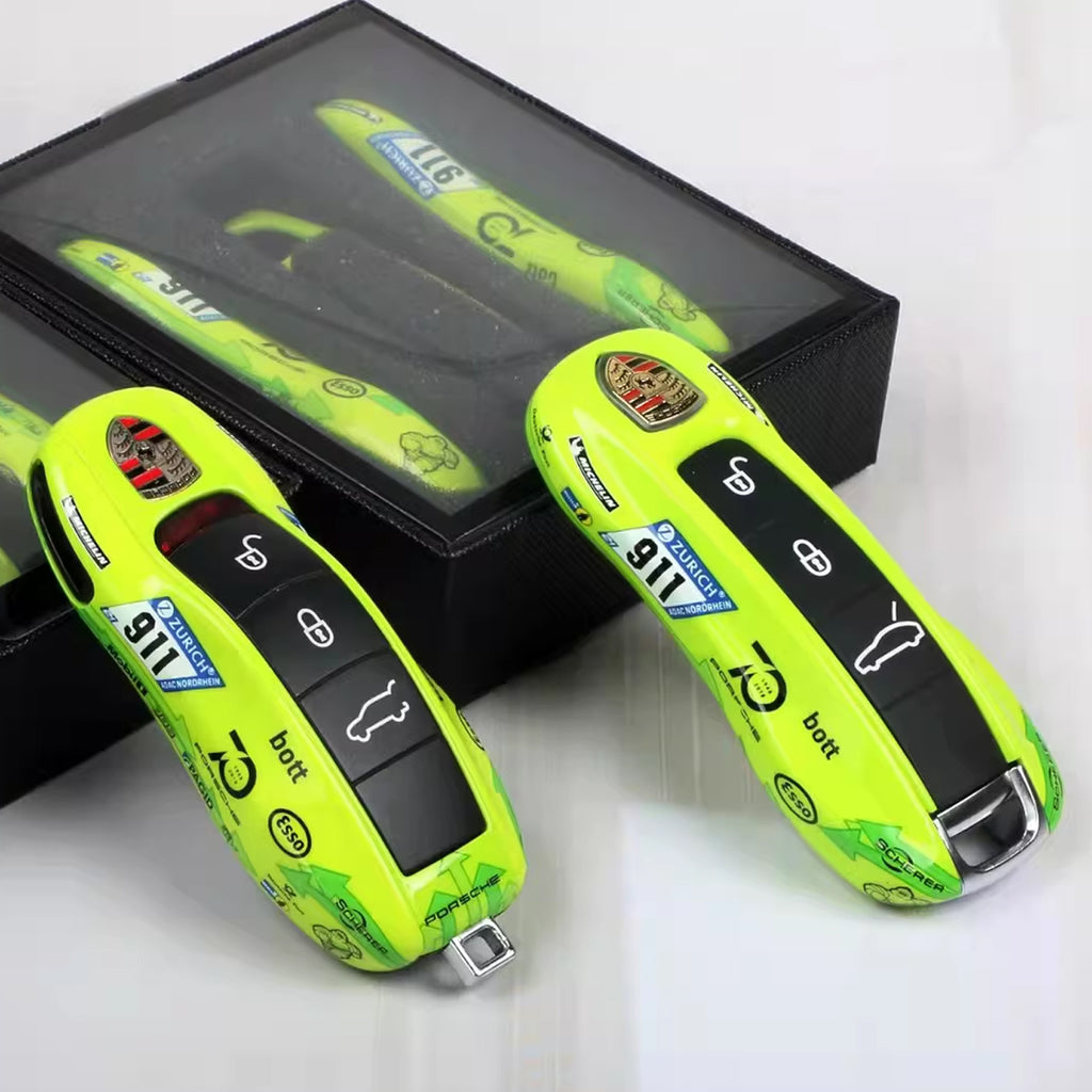Porsche Manthey Racing Grello Edition Key Fob Cover Nurburgring 24h Legacy