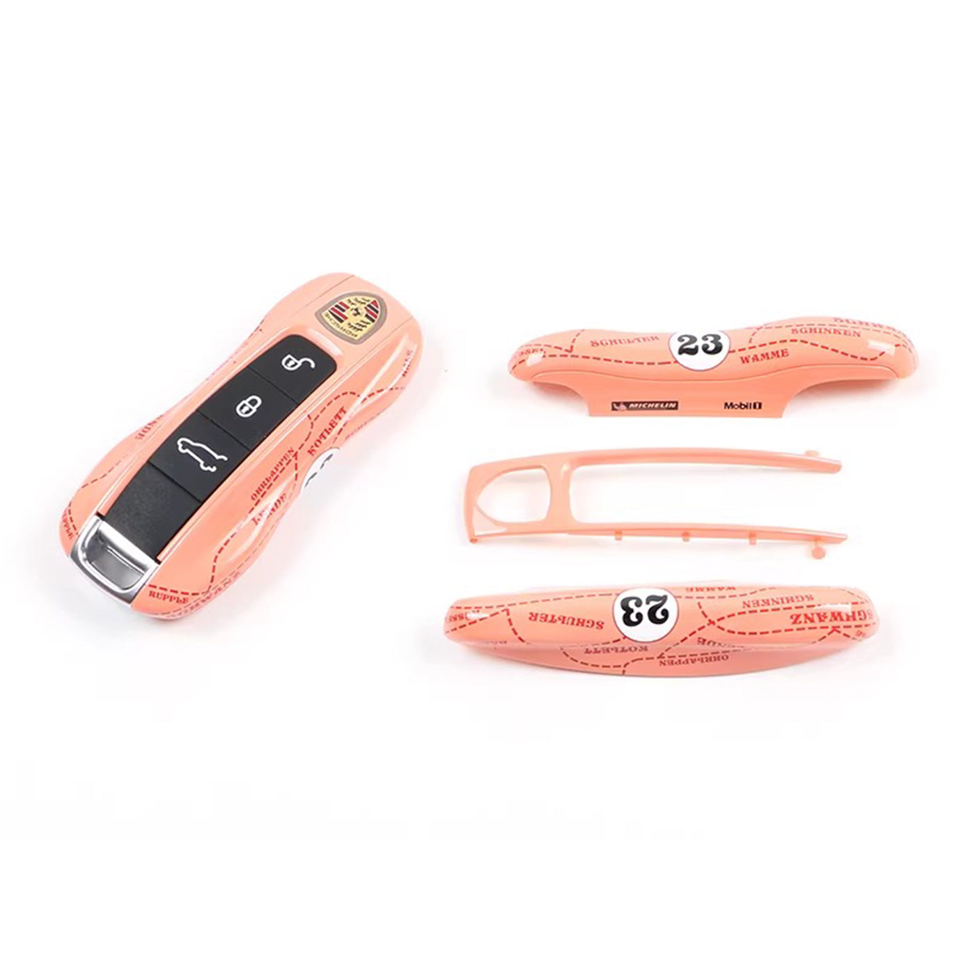 Porsche Pink Pig Le Mans Heritage Key Fob Cover 917 20 Tribute Edition