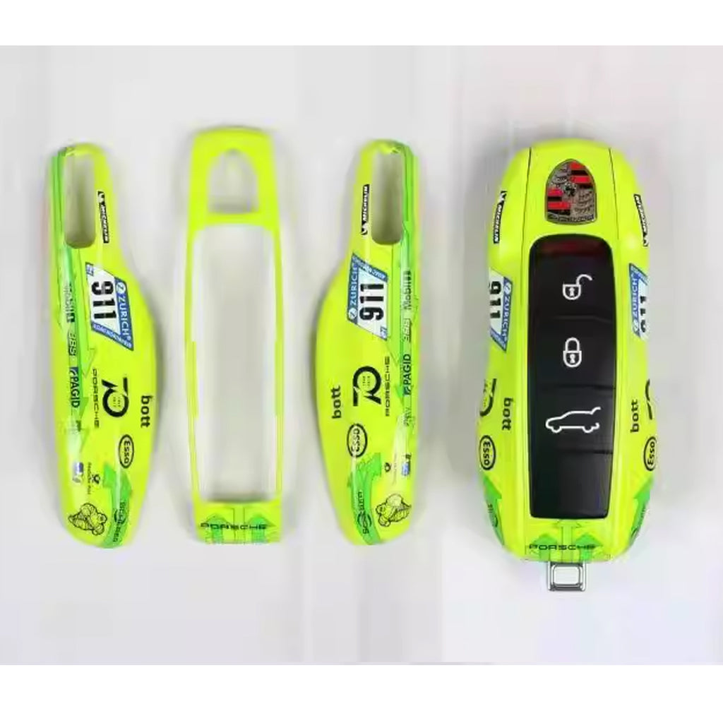 Porsche Manthey Racing Grello Edition Key Fob Cover Nurburgring 24h Legacy