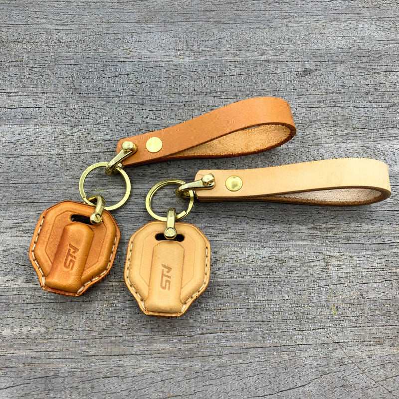 SYM Stalker three-wheeler leather key fob cover available in multiple colors
