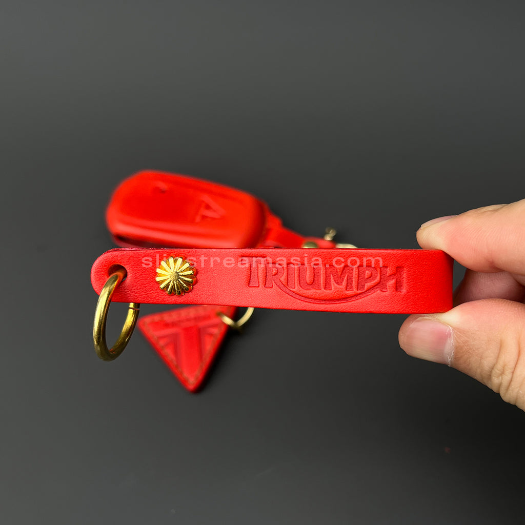 Triumph Scrambler 1200 XC/XE Leather Key Case – Semi & Full Cover Options