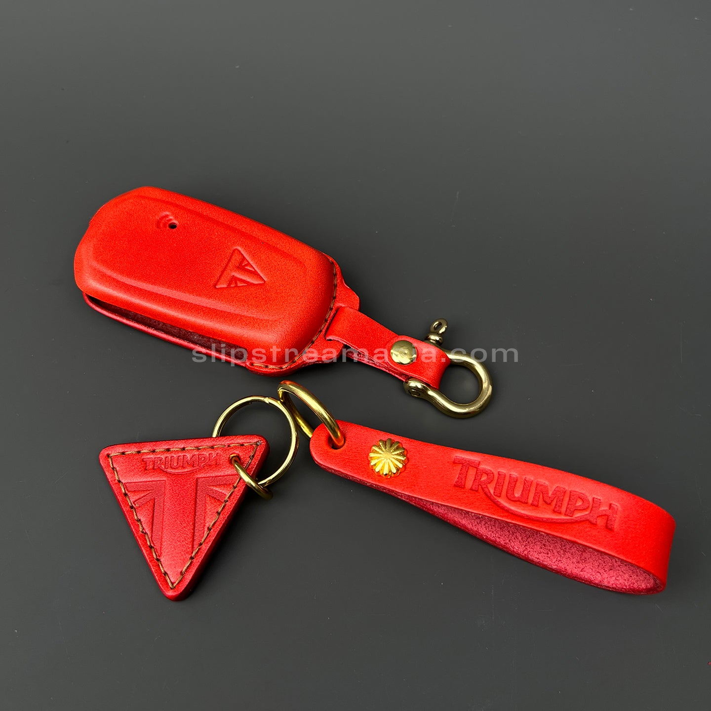 Triumph Scrambler 1200 XC/XE Leather Key Case – Semi & Full Cover Options